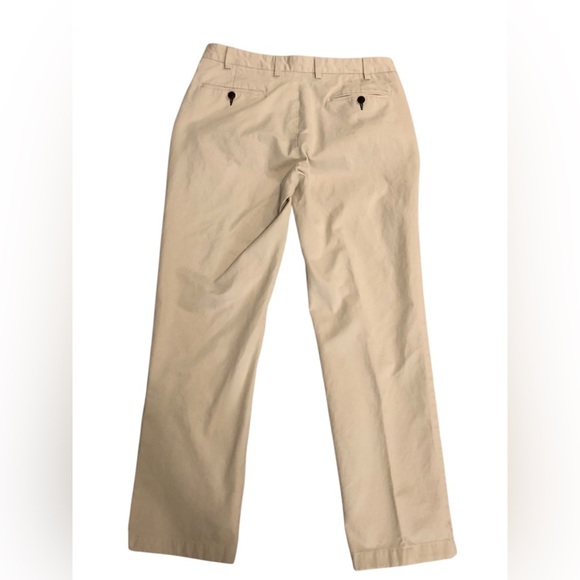 Orvis Men's Beige 36x32 Chino Khaki Pants Flat Front - Picture 2 of 5